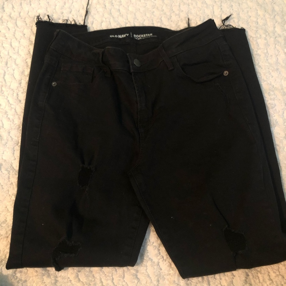🎁Old Navy Rockstar Black Skinny Jeans🎁